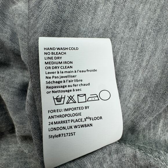 Anthropologie Tiny Boho Velvet Burnout Patchwork Sequins Top Women's Size Large - Picture 8 of 8